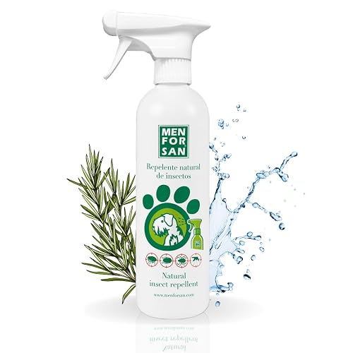 MENFORSAN- Repelente Natural de Insectos con citronela Perros, 500ml