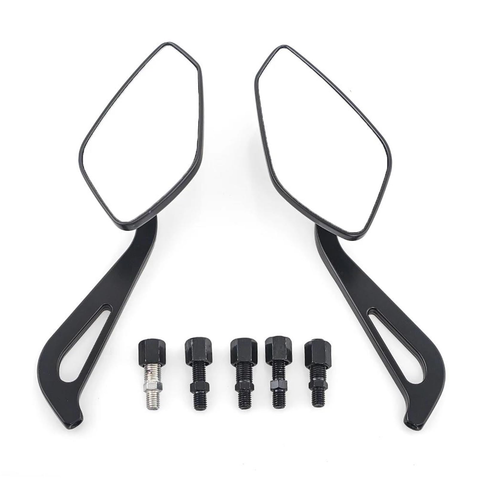 Espejos retrovisores para motocicleta XR650L y CRF250 con adaptadores de 8mm y 10mm