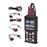 Motorcycle Diagnostic Tool,M3-A Motorcycle Scan Tool,Motorcycle Code Reader With Read Data Stream,Read/Clear Fault Code,12 Languages, ONLY Compatible For Yamaha 2/3/4P,Kawasaki 4-6P,Honda 4P,OBDII 16P