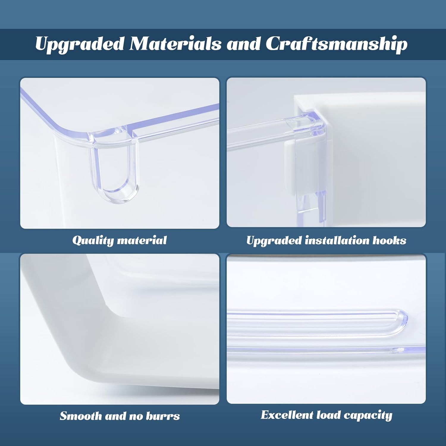 Upgraded WR71X11052 Refrigerator Gallon Door Bin for Right Side Replacement for GE DFE28JSKFSS GFE26GMKFES GFE28GYNJFS GWE23GYNHFS, Fridge Drawer Shelf Replace 2692216 239D2487 AP5669350 PS6883671
