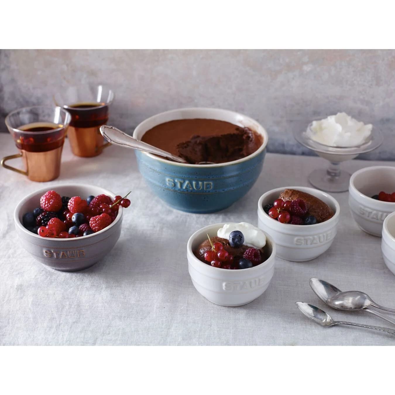 Staub, Kase 14 cm Set, 4'lü, Yuvarlak, Ceramic By Staub