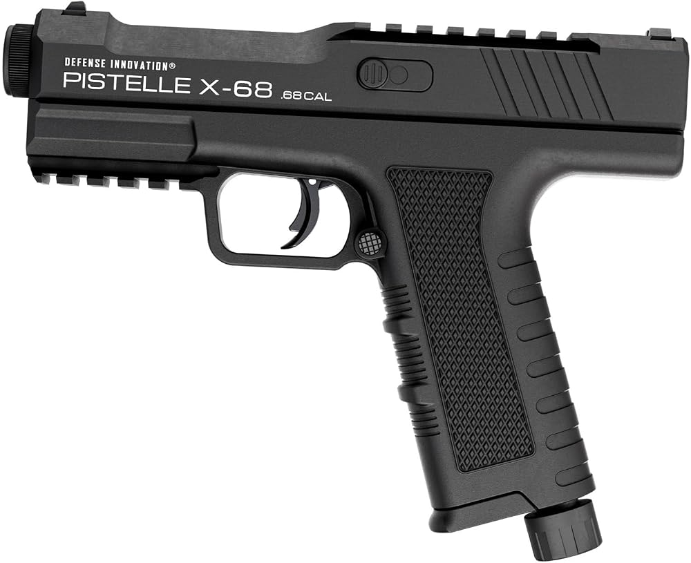 The 12 Best Non Lethal Guns for Self-Defense 6 Pistelle X-68 GEN2 .68 caliber CO2-powered semi-automatic less-lethal launcher