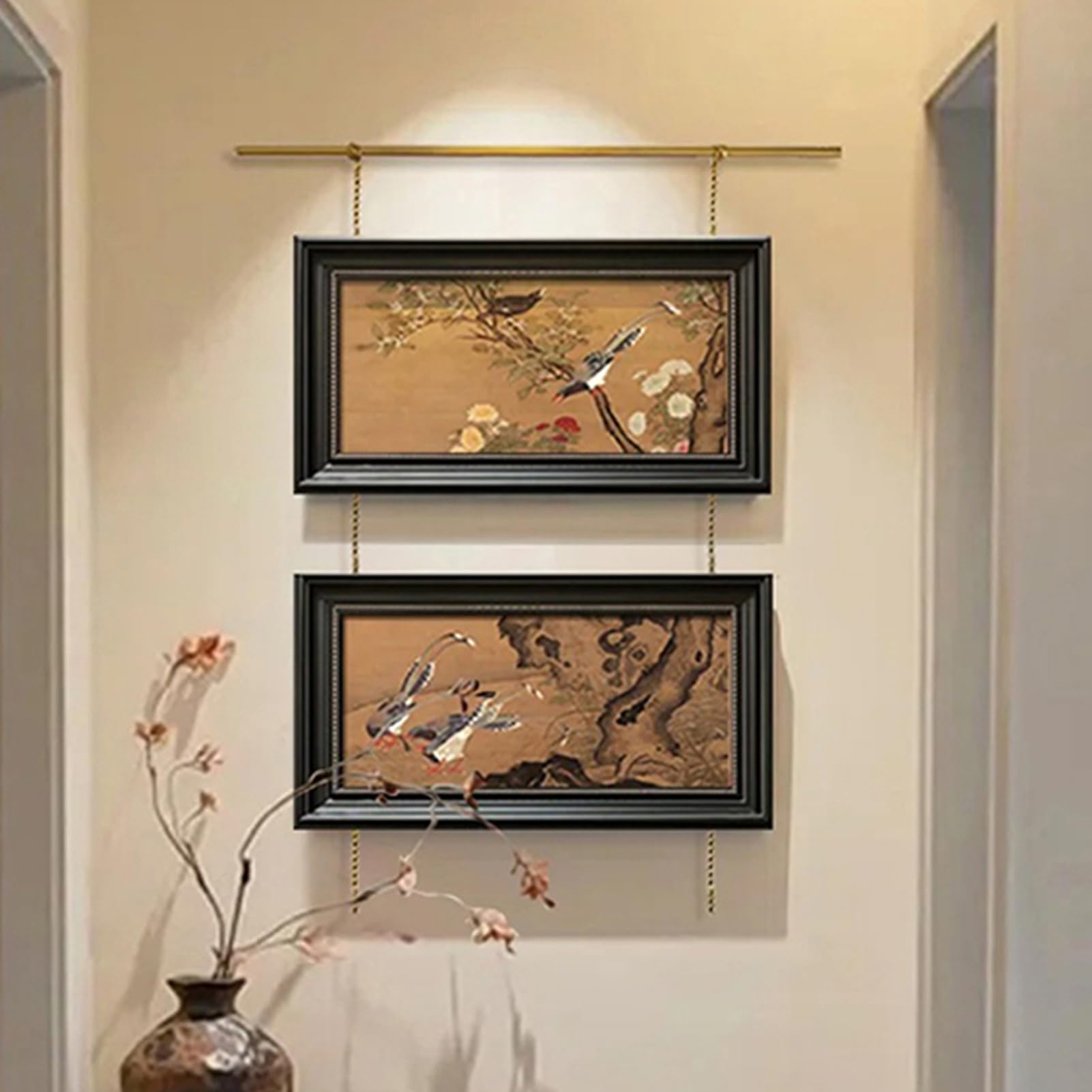 Alambre para colgar espejos y obras de arte con riel de pared ajustable de 2,5 metros