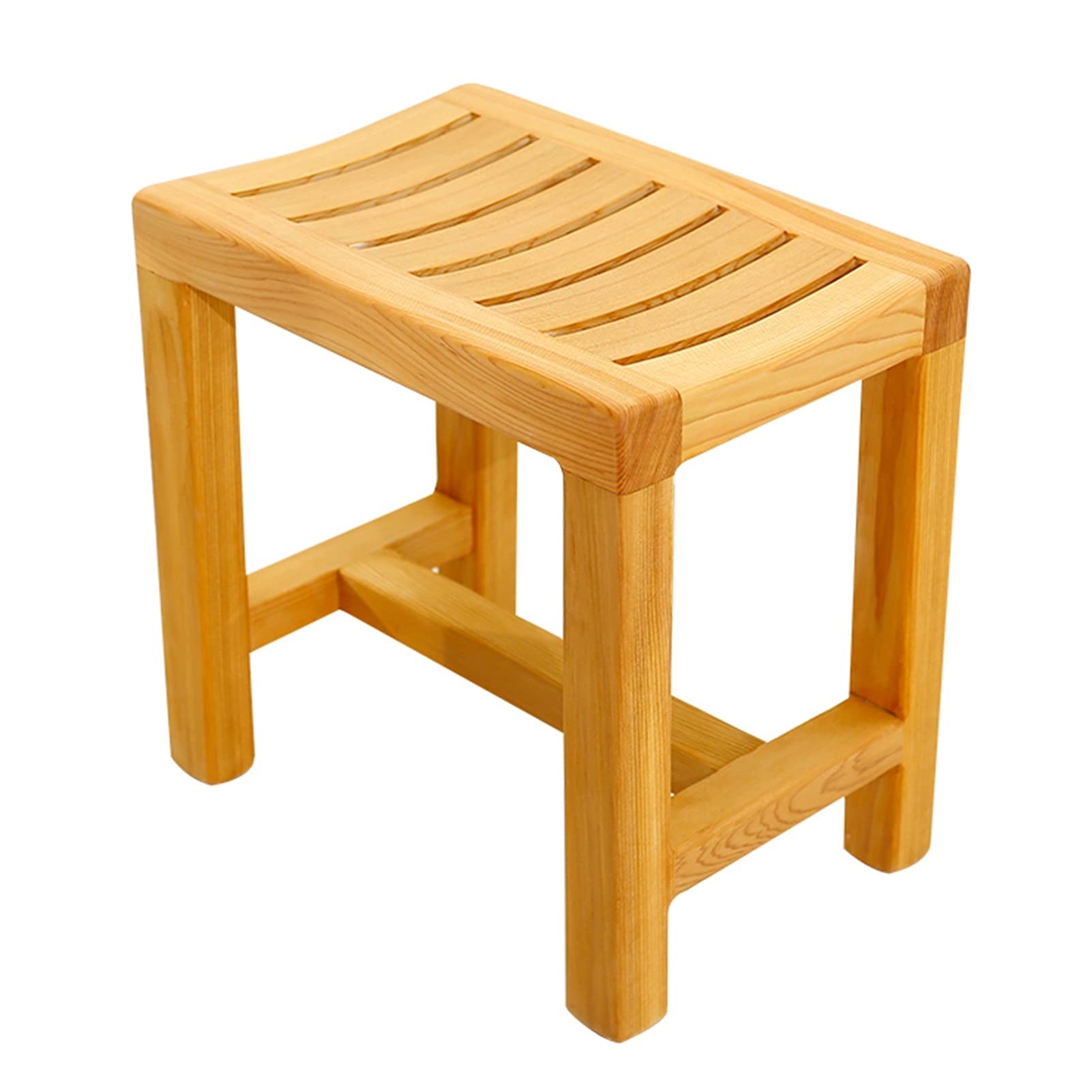 Tabouret de douche en bois étanche et tabouret de coin pour spa