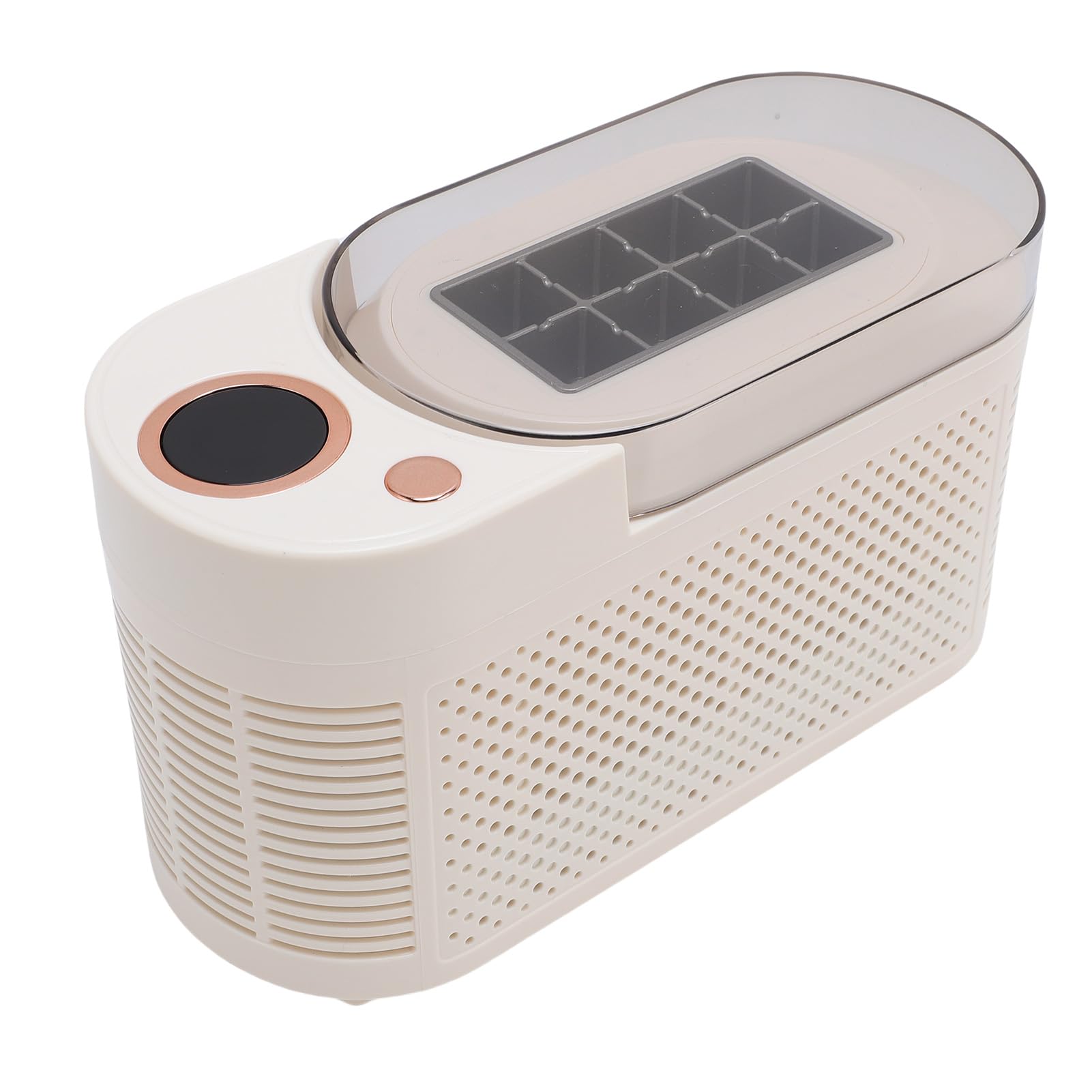 Máquina de Fabricante de Hielo de Encimera, 120 W Máquina de Hielo Automática, 8 Cubos Listos en 15 Minutos, Fabricante de Hielo Portátil para la Oficina de Cocina en casa. (Enchufe de la