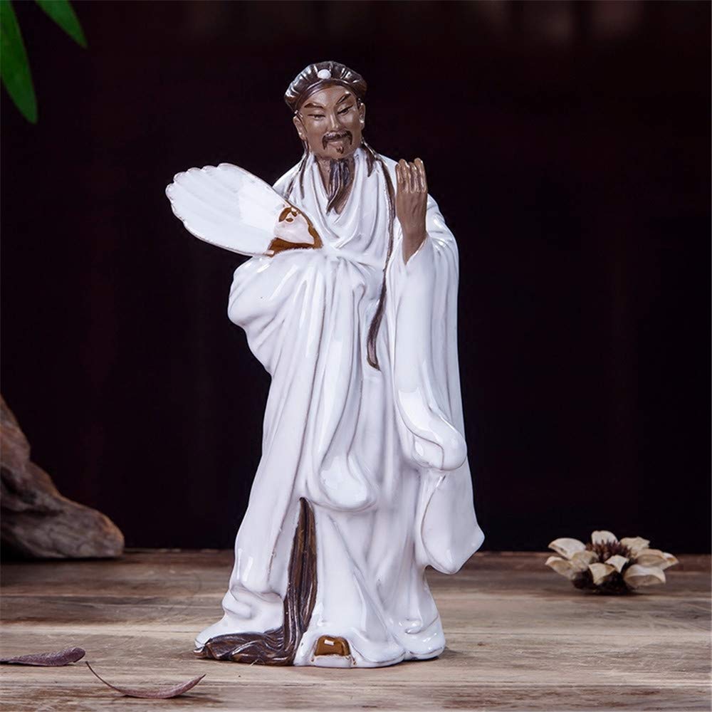 Amazon.co.jp: tonntyann 三国志 諸葛亮 孔明 風水 置物 フィギュア