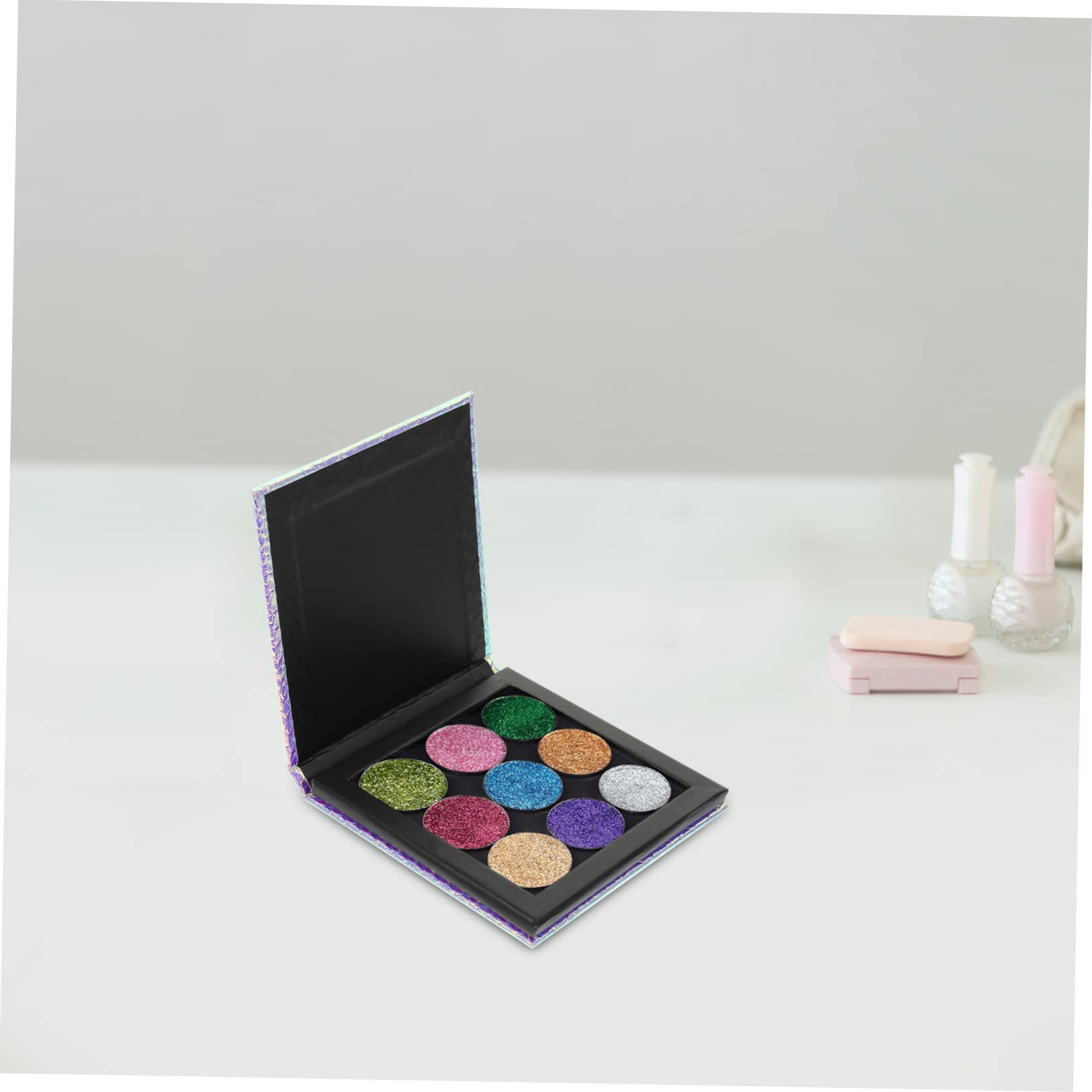 Beavorty 3pezzi Palette Ombretto Vuota Per Makeup Design Per Ombretti Blush e Compatte
