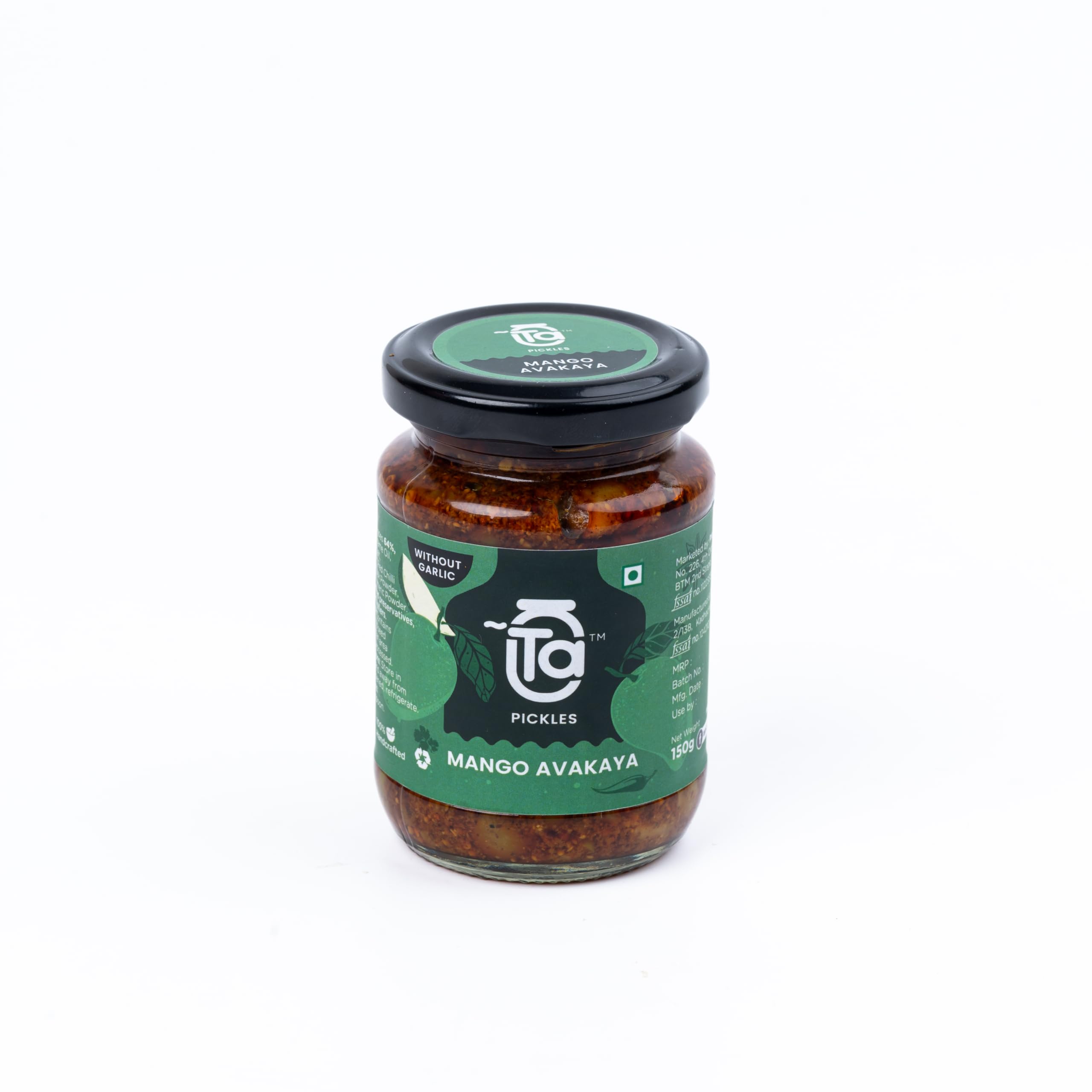 Ta Pickles | Mango Avakaya Pickle Without Garlic | 150g | Made with Cold Pressed Oil | Homemade | Traditional Indian Taste | Natural | No Preservatives (B0DH3LFYSR) Amazon Price History, Amazon Price Tracker