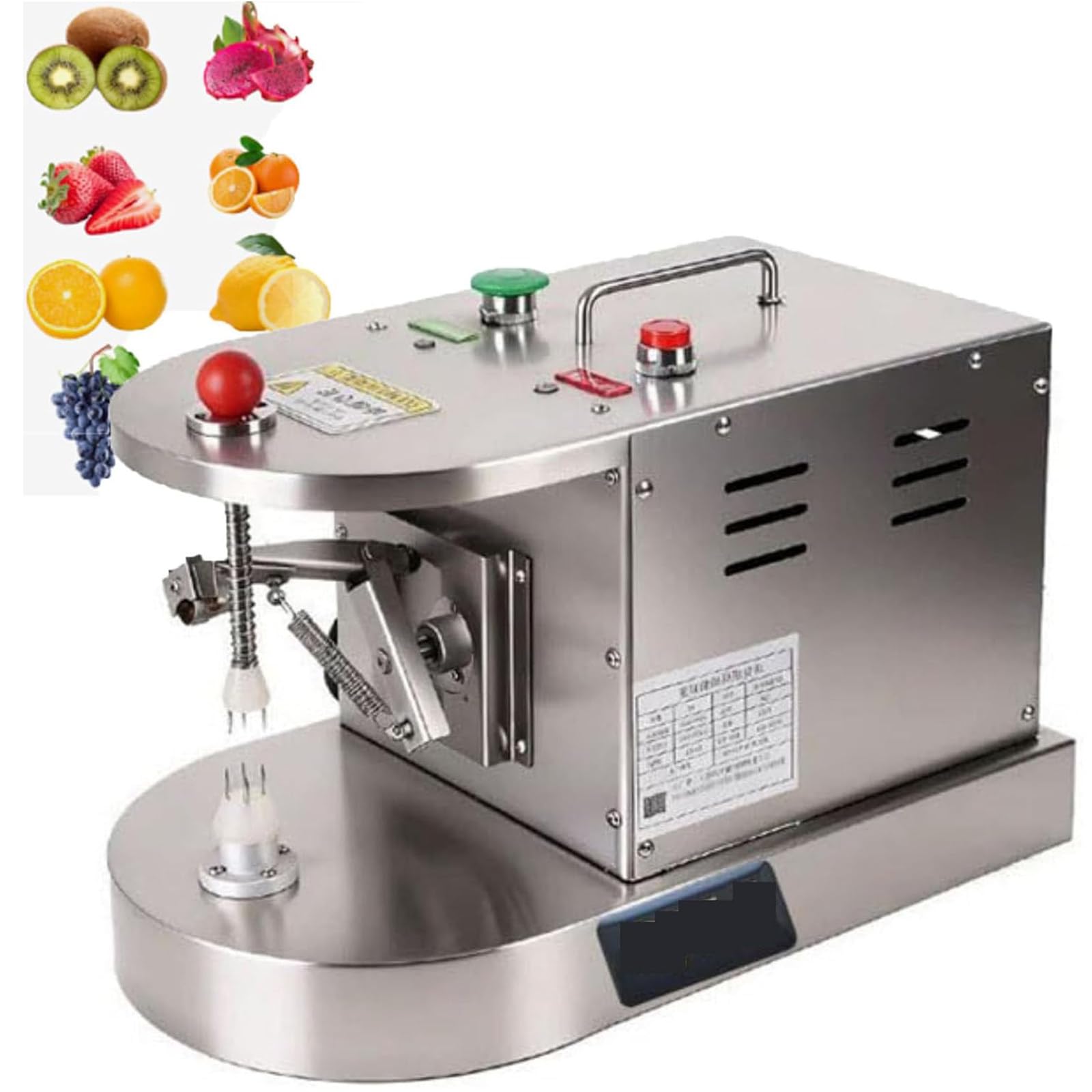 ZenSeFarin Electric Fruit Peeler,Auto Lemon Orange Peeling Equipment,500 Pieces Hourly Output,Precise Peeling Effect,Essential Gear for Restaurant Daily Food Making Work