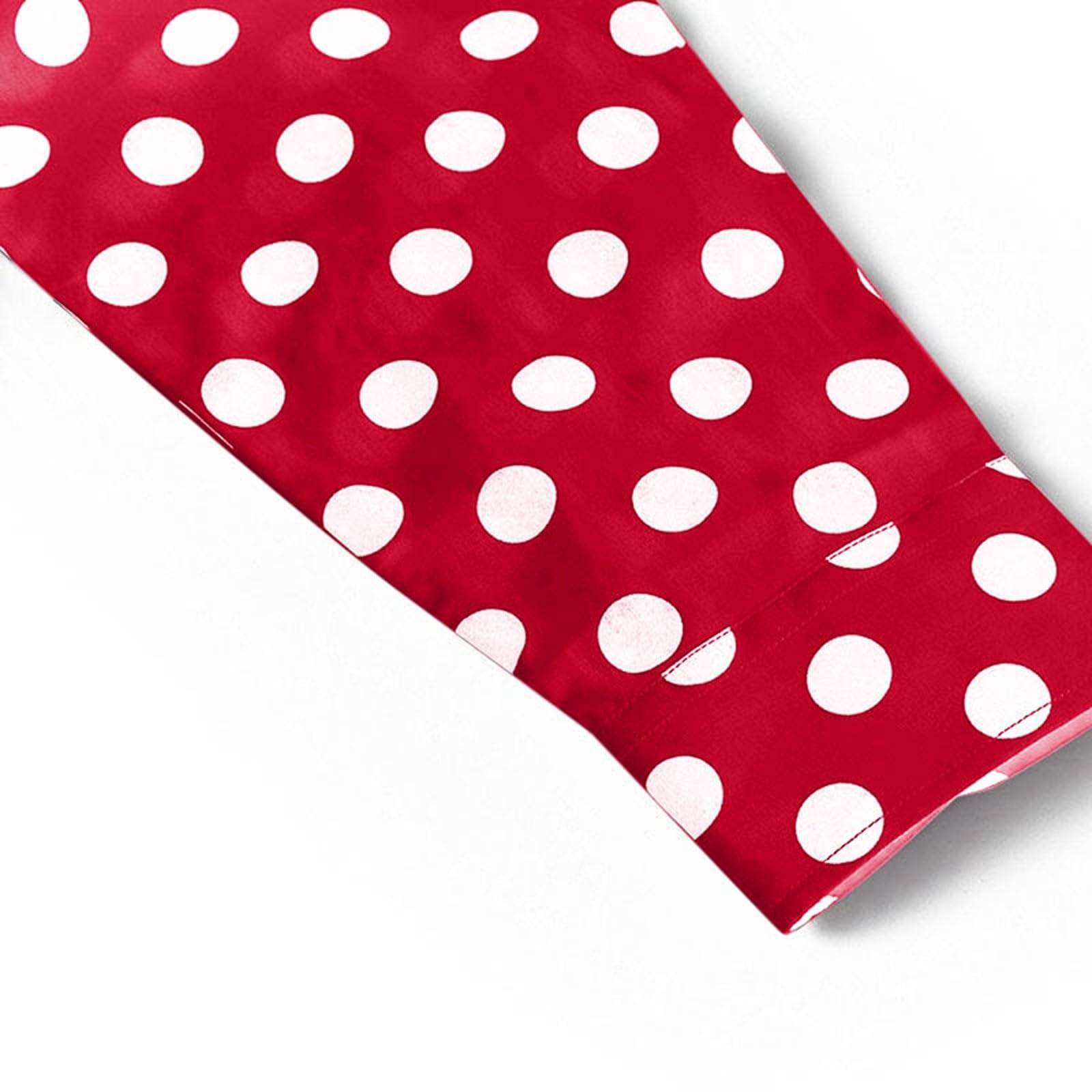 Camisetas para hombre de manga larga con botones de lunares, camisa con cuello retro, cuello abotonado, camisa de ocio, estampado de puntos, camisa de negocios, cómoda camiseta de ocio, corte ajustado