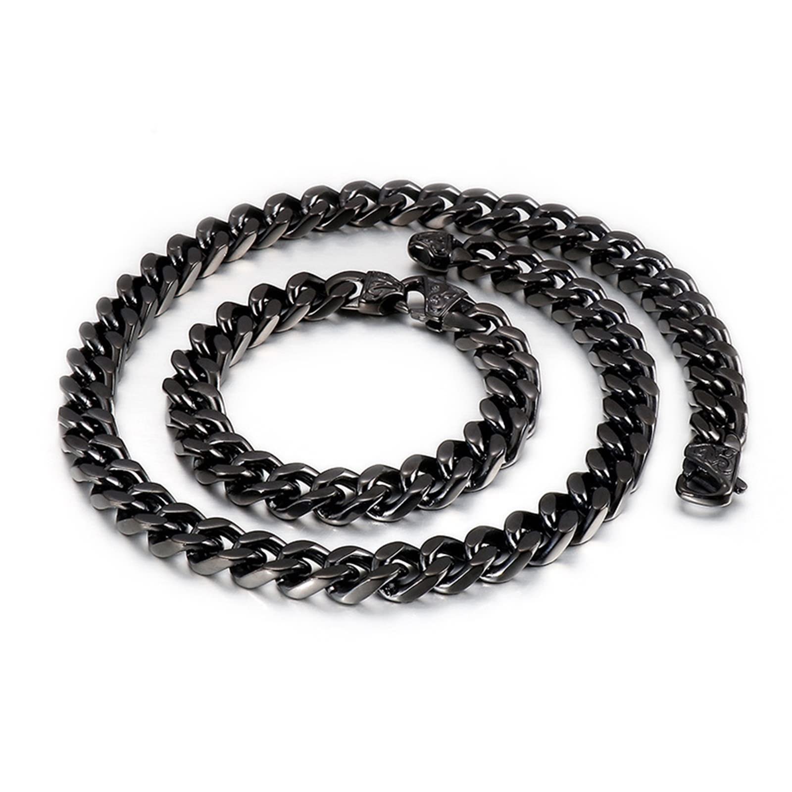 Männer Armband, Geschenk für Mann Panzerkette Karabinerverschluss Edelstahl Punkrock Design Jubiläum Armband Herren