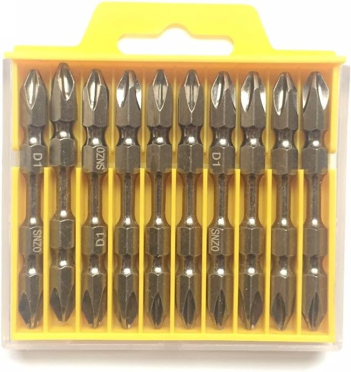 Screwdriver Bits Set 10pcs Power Tools Double Side Advanced Alloy Steel For Electronic Device, Perfect Electrician, Mechanic And Repair Work