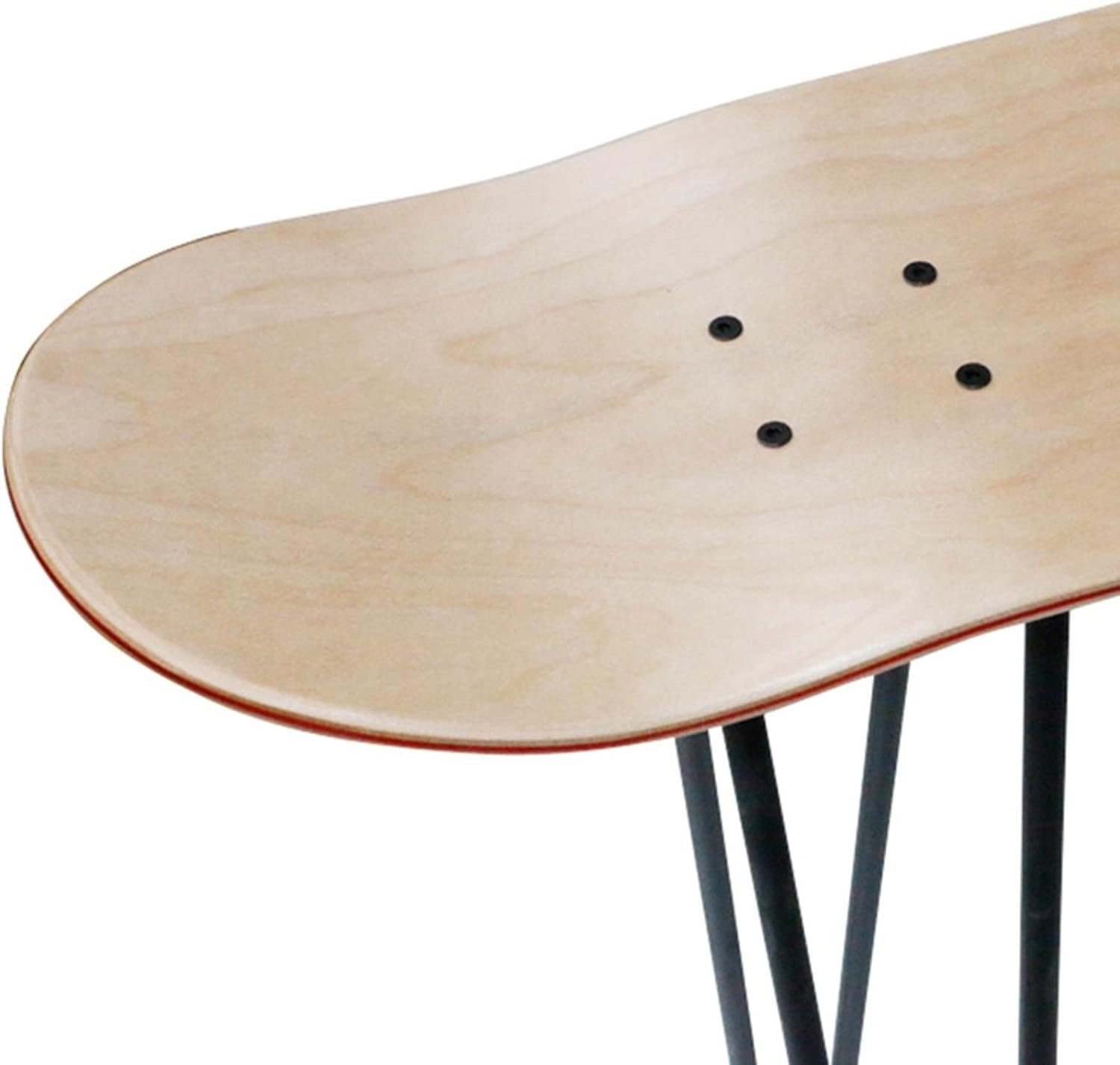 FEBRONG Skateboard Accessories Solid Stool BracketChair Leg Bracket Iron Shoe Changing Foot General-Black