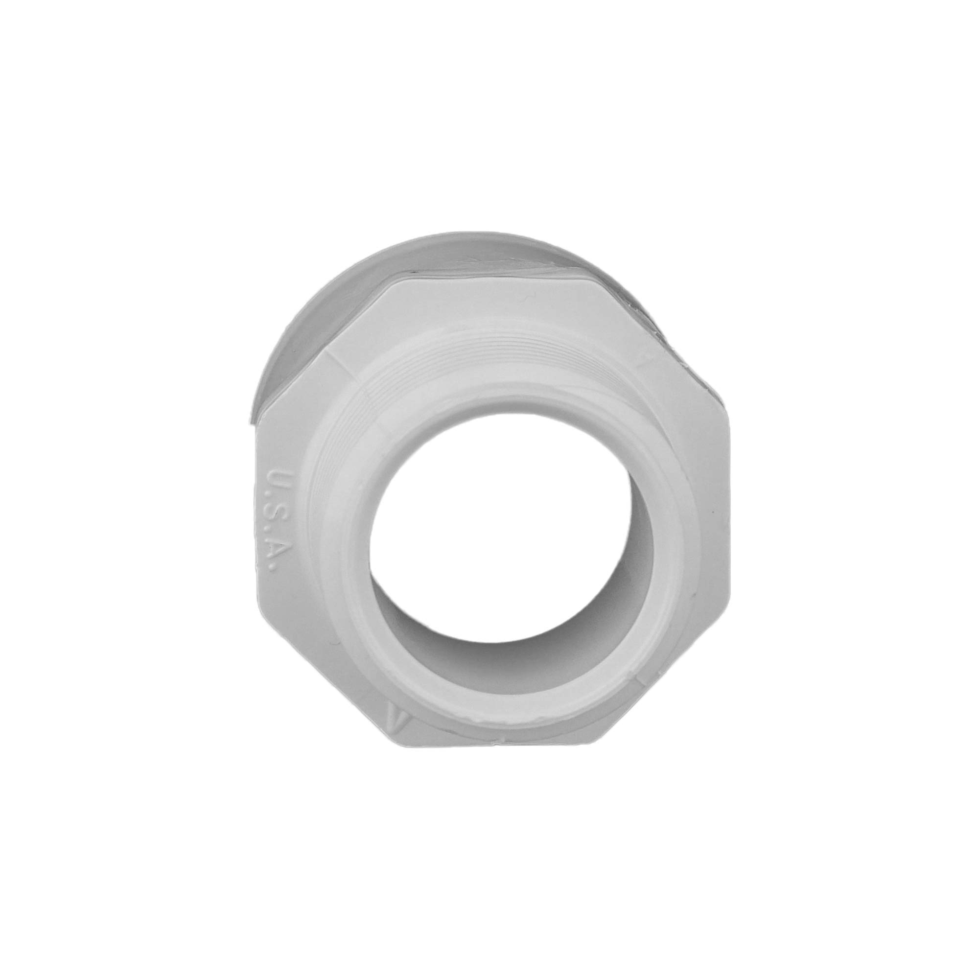 25 Pack - Schedule 40 PVC Pressure Male Adapter, White, 1 In. MPT - PVC 02109 1000HA