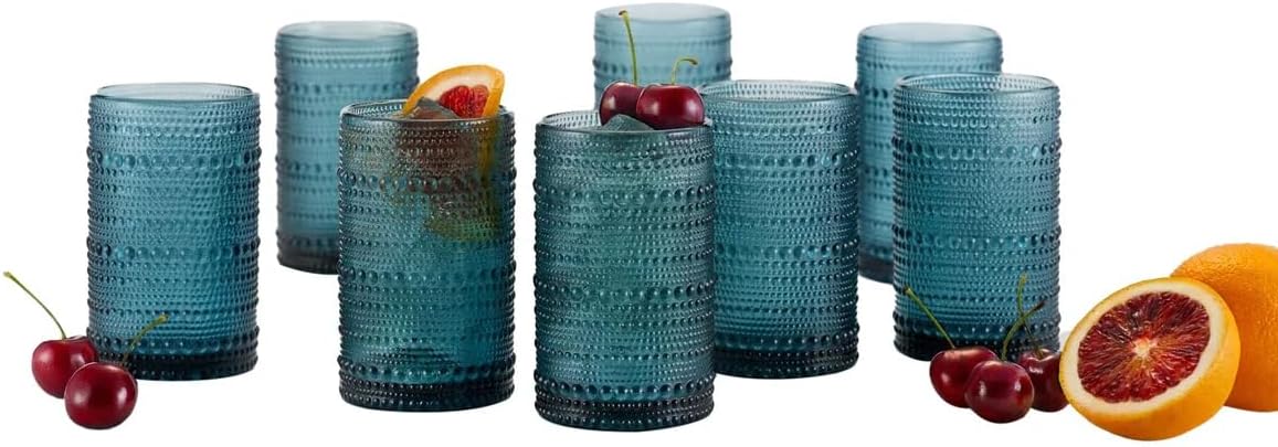 Fortessa Jupiter 13oz Tumbler, 8-pack (Blue)