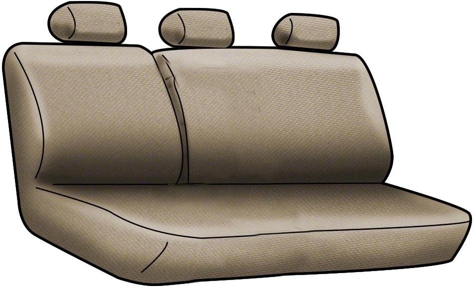 Coverking Custom Fit Center 60/40 Back Seat Cover for Select Honda Pilot Models - Spacermesh 2-Tone (Blue with Black Sides)