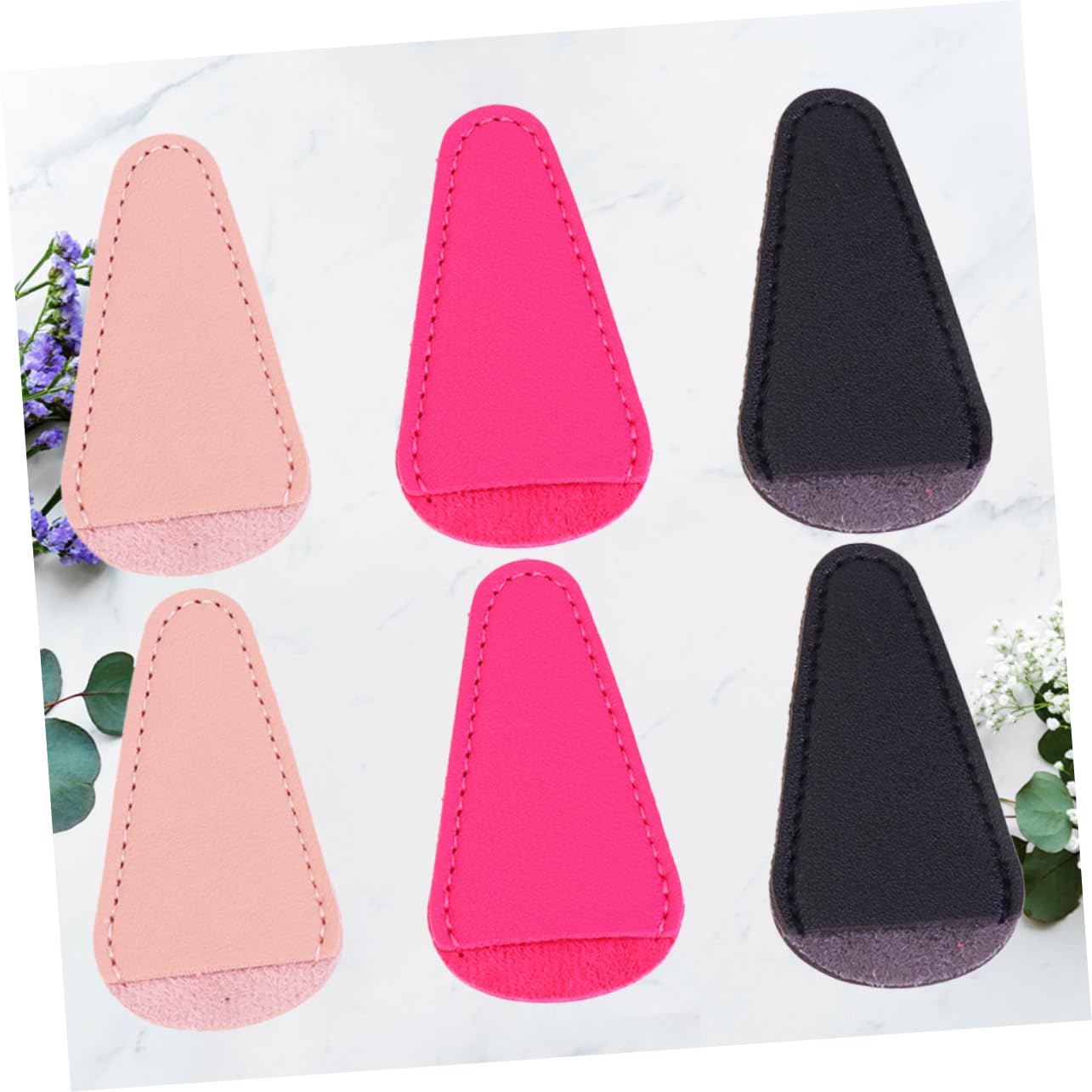 Angoily Scissors Cover Case Nipper Protective Sleeve Beauty Scissors Cover 6pcs Pu Material Safe for Boys and Girls Rosy