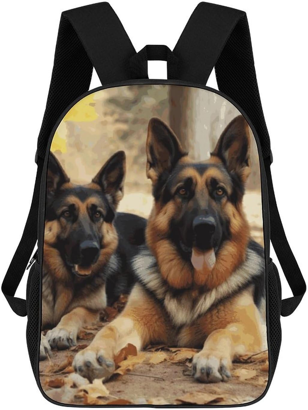 German Shepherd Dog 17 Inch Lightweight Laptop Backpack