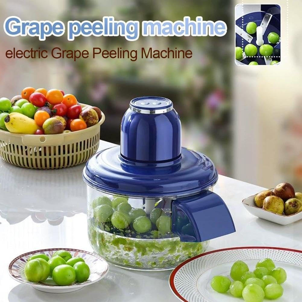 Automatic Grape Peeling Machine Household Fruit Peeler, Intelligent Rechargeable Fast Kitchen Supplies Small Fruit Peeling