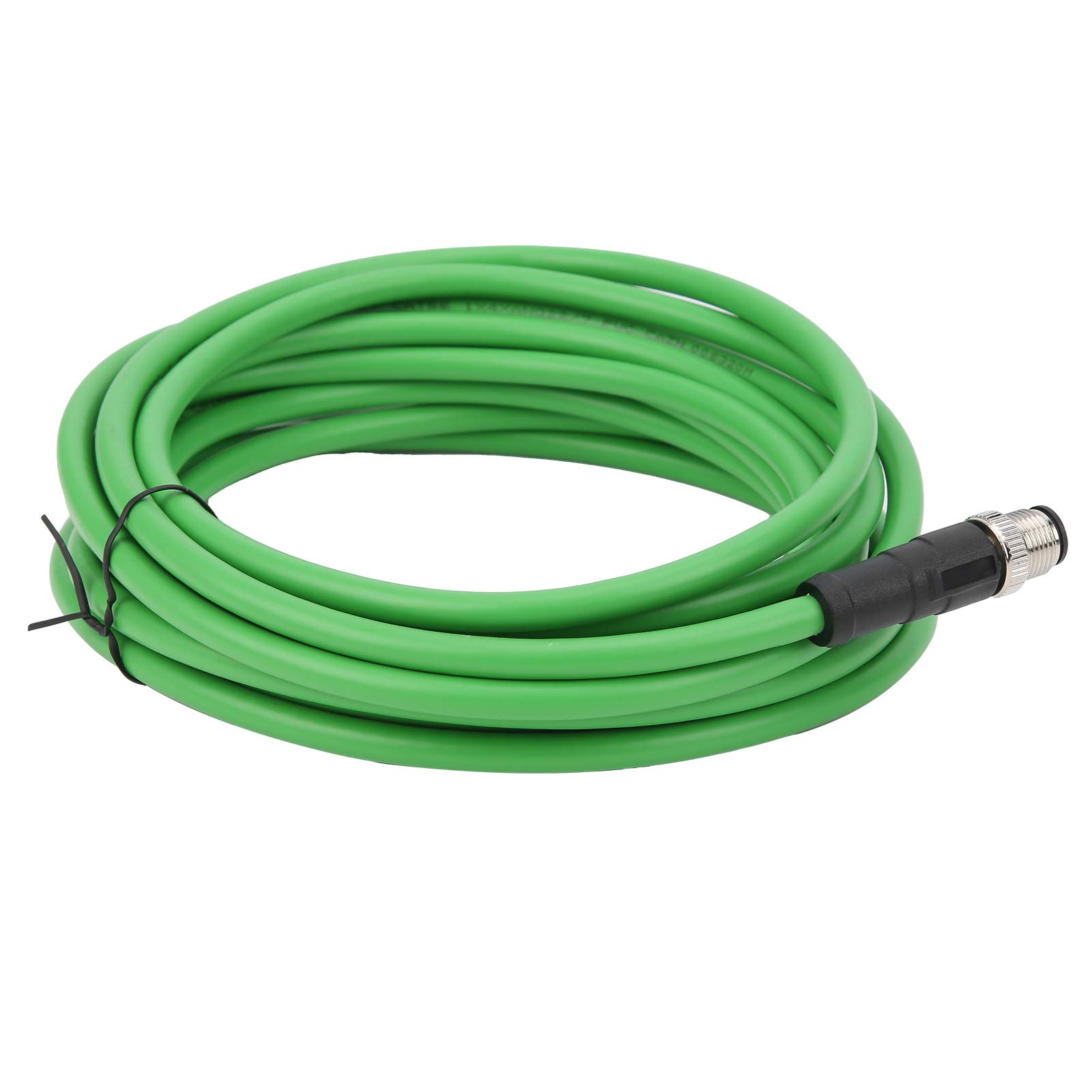 Hidyliu Câble Ethernet Industriel M12 vers RJ45, Durable et étanche, 5m, pour Applications Industrielles, Machines et Fabrication