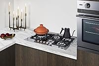 Vista 2 de Summit Appliance SGWOGD30 Horno de pared de gas de acero inoxidable de 30 pulgadas con kit de conversión LP incluido, encendido electrónico, ventana