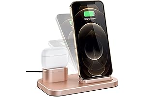 Beacoo 2-in-1 Wireless Charging Station: Power Your Tech Simultaneously