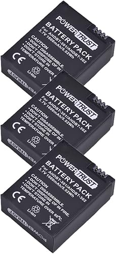 Miniatura 3 de Paquete de 3 baterías de repuesto AHDBT-301 AHDBT-302 para cámara de acción Gopro HD Hero 3+ Hero3 + cargador de batería USB LED de 3 ranuras con