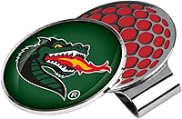 Vista 73 de LinksWalker Collegiate Team Golf Ball Marker with Magnetic Hat Clip Holder plateado