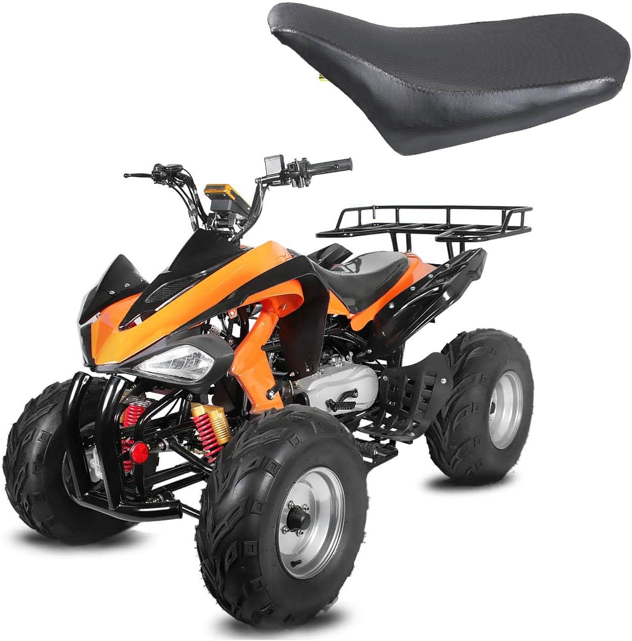 27" Complete Quad Bike Seat 150cc 200cc 250cc ATV Seat for Chinese Buggy Quad 4 Wheelers Taotao Peace SunL Eagle Baja Roketa Kazuma Redcat Buyang Kangdi Coolsport