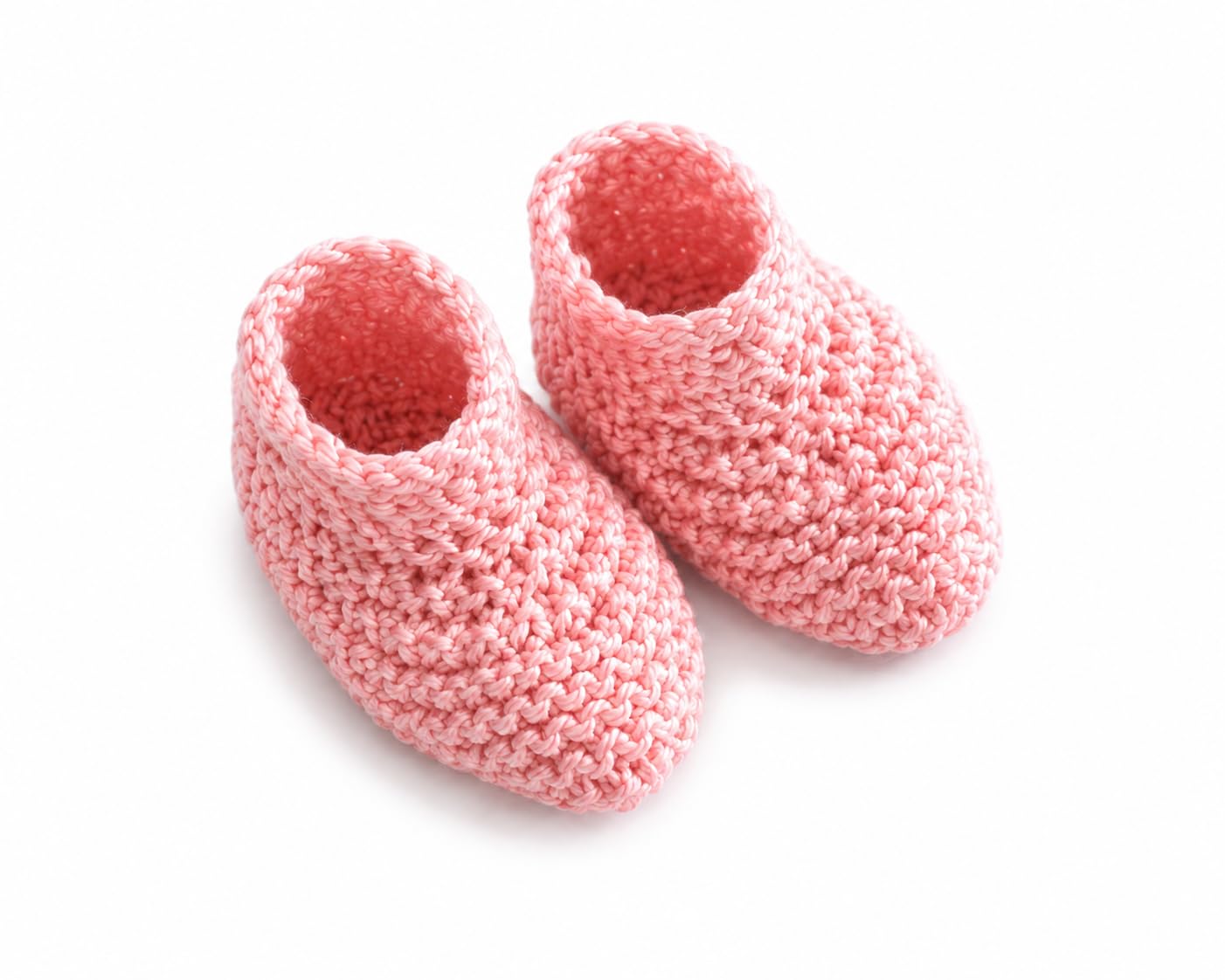 Handmade Baby Crochet Shoes, Multicolour, Unisex, Ankle Height, Pull On, Round Toe, 0-12 Months-image-8