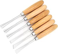 Vista 1 de Juego de 6 herramientas de tallado de madera, cinceles de mano profesionales para tallar madera, herramientas de carpintería, herramientas