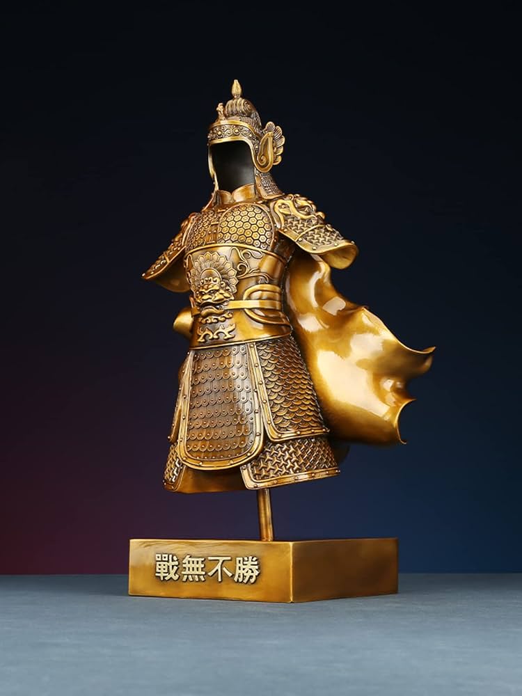 Amazon.co.jp: 彫刻置物銅の鎧の飾り ホームデコレーション