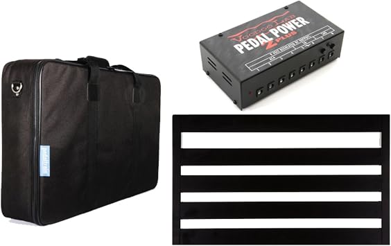 Pedaltrain NOVO 24 Pedalboard 5 Rails 24x14.5 w/Soft Case Bundle w/Voodoo Lab Pedal Power 2 PLUS Isolated Power Supply
