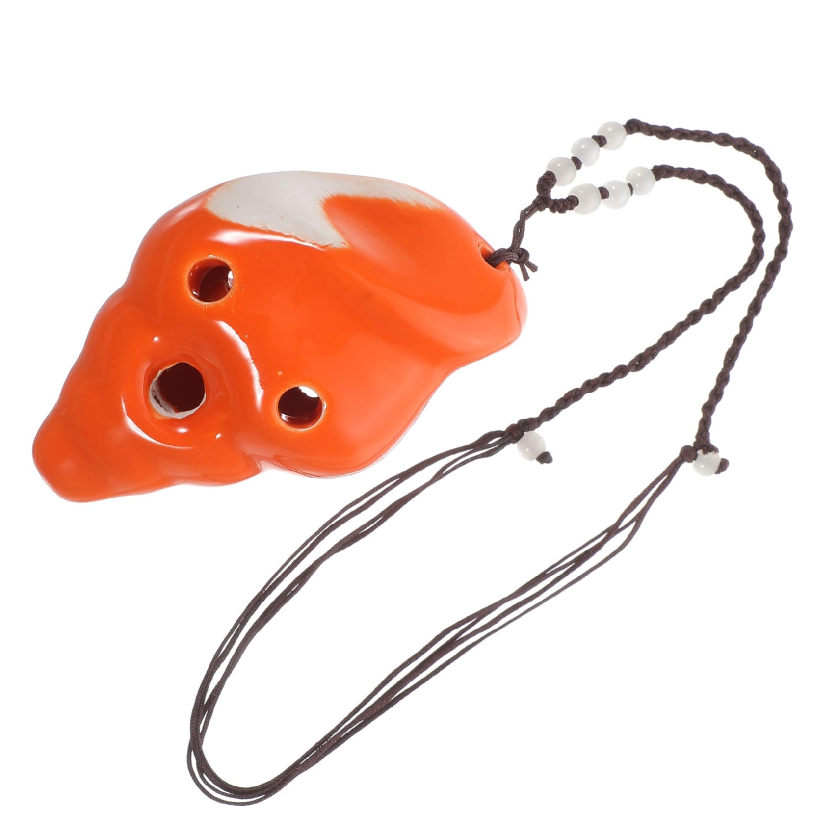 Yardwe Beginner Wind Instrument 6-hole Conch Ocarina Ceramic Boys and Girls Practice Ocarina