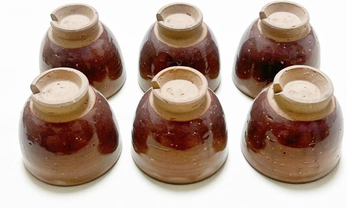 本窯 萩焼 天鵬山造 急須（宝瓶）＆湯冷まし＆湯呑6客 煎茶器セット 本