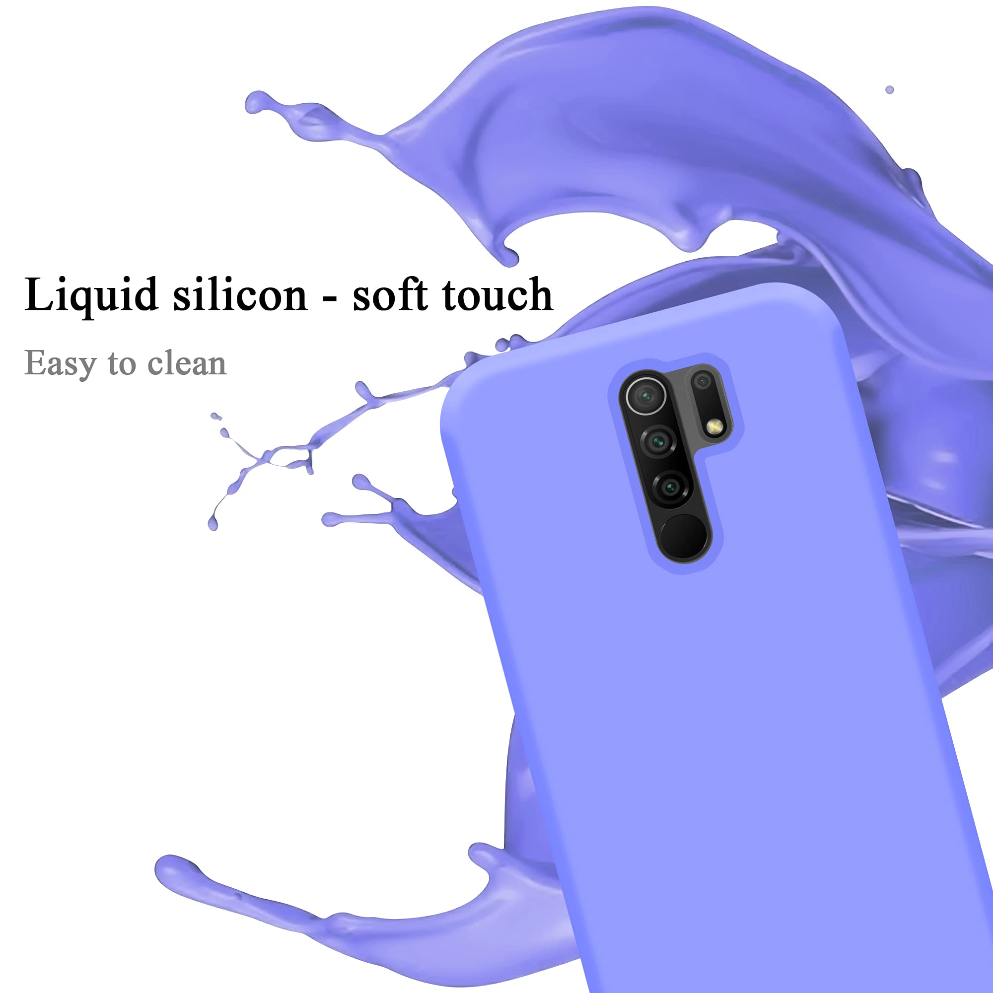 Cadorabo Cover Trasparente Sottile Per Xiaomi Redmi 9 - Custodia Morbida In Silicone TPU Antiurto - Ultra Slim 1,2mm