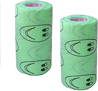 Vista 77 de Cinta adhesiva para veterinarios (negro) (paquete de 2) (4 pulgadas x 15 pies), autoadhesiva, adherente, cohesiva, flexible, autoadhesiva, rollo