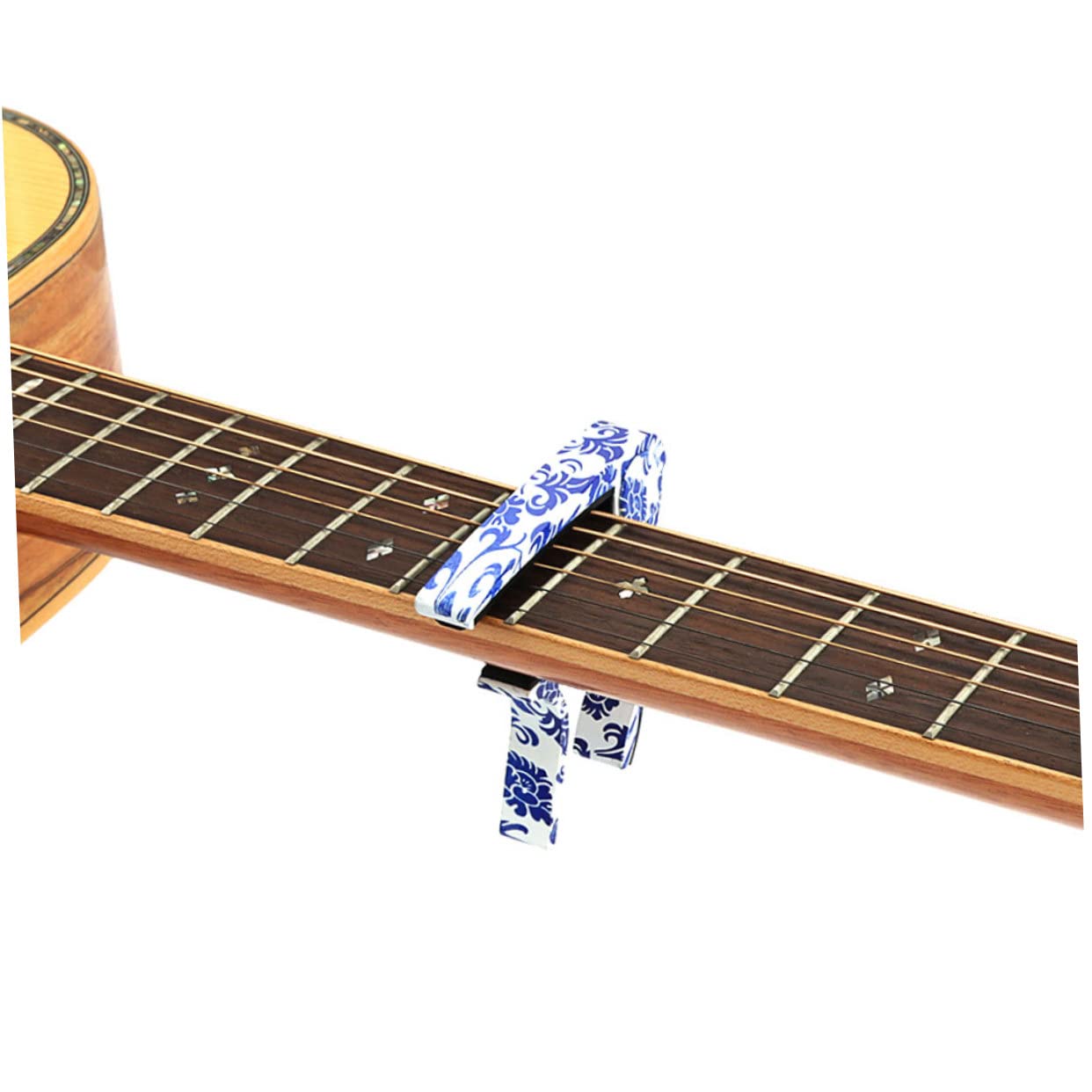 YARNOW 4 Piezas Cejilla De Guitarra Abrazadera Para Cejilla De Acordes Accesorios Bajo Guitarra Electrica Clip De s Electricas a as Metal