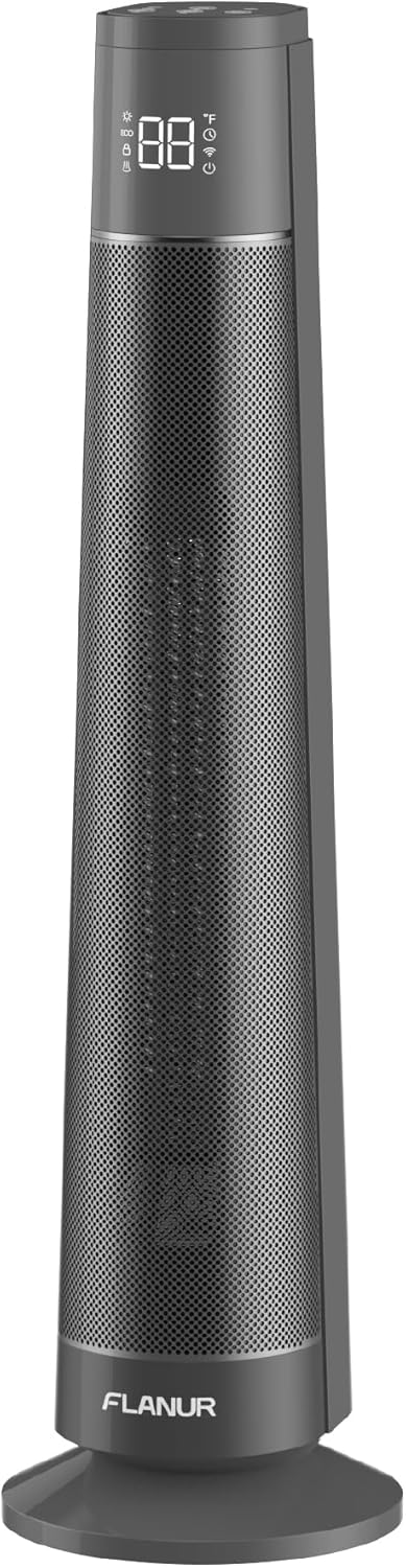 Calefactor Eléctrico Portátil Torre 1500W Forzado por Aire