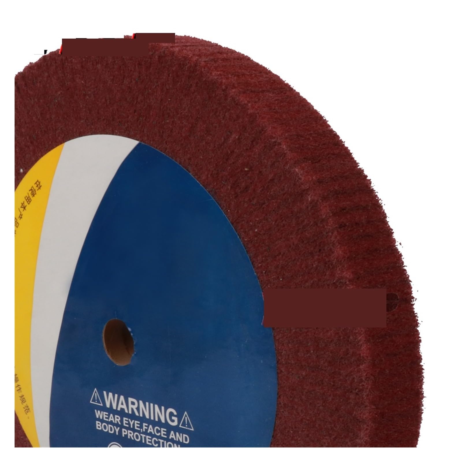 unidad de disco pulido fibra nailon con láminas 1 unidad de disco pulido tela no tejida, con solapa roja, diámetro interior 20 mm y profundidad perforación 25(Red Thickness 25mm,200mm)