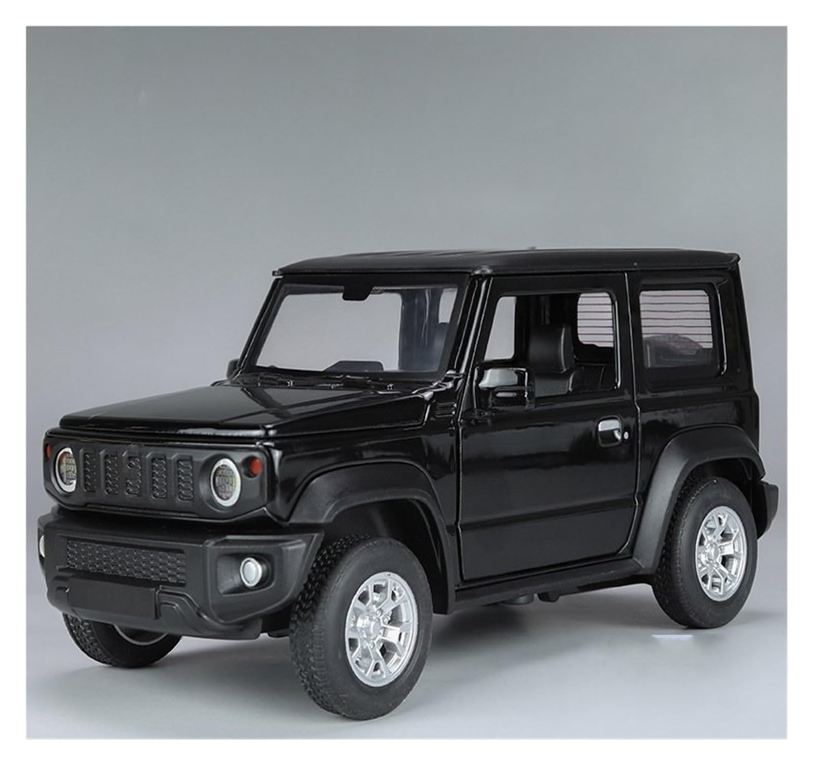 MOCALUX Scale Die-Cast Model Car 1:24 For Suzuki For Jimny Diecast Metal Alloy Car Model Hobby(Black)