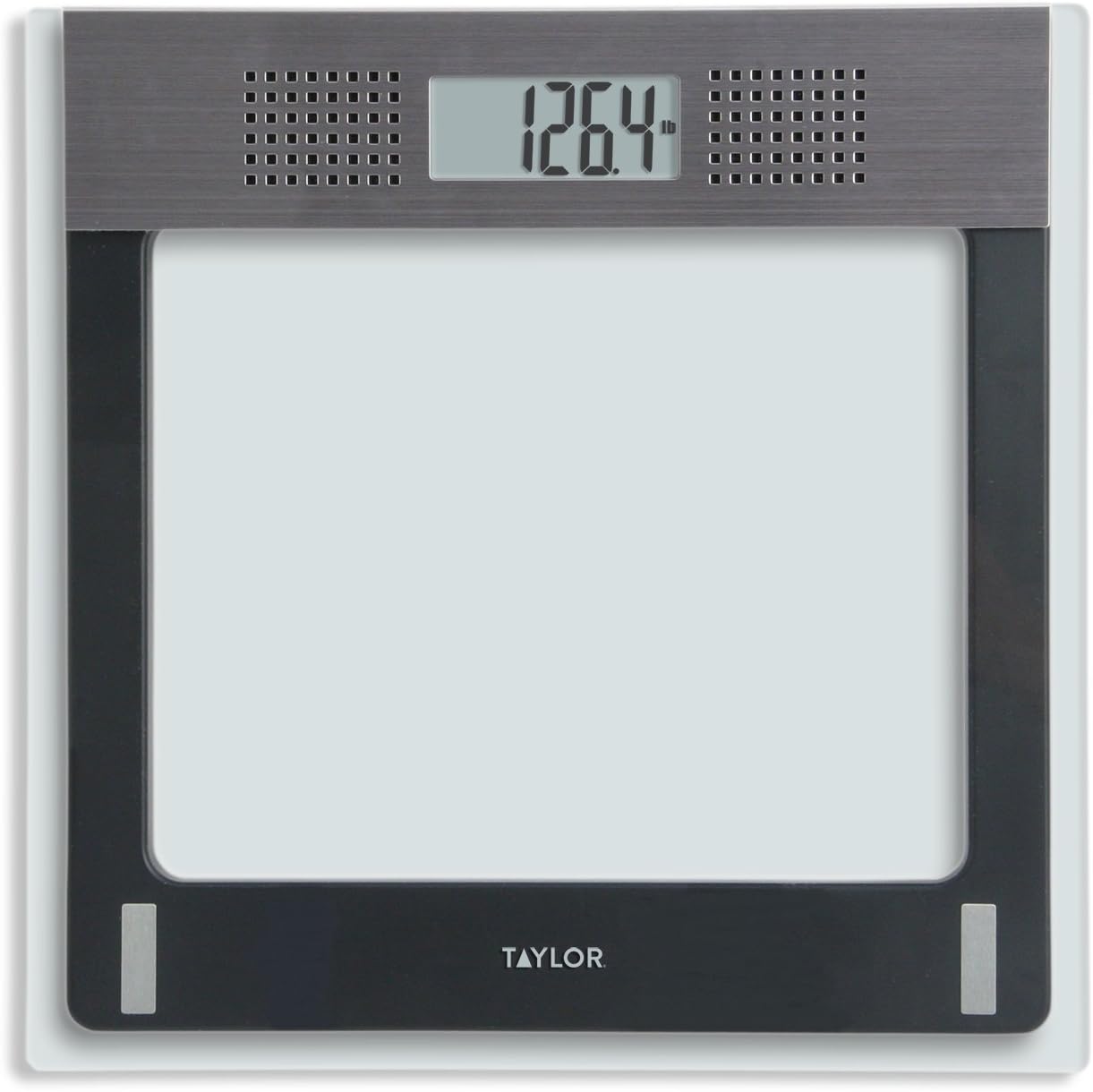 TaylorElectronic Glass Talking Bathroom Scale, 440 Lb. Capacity