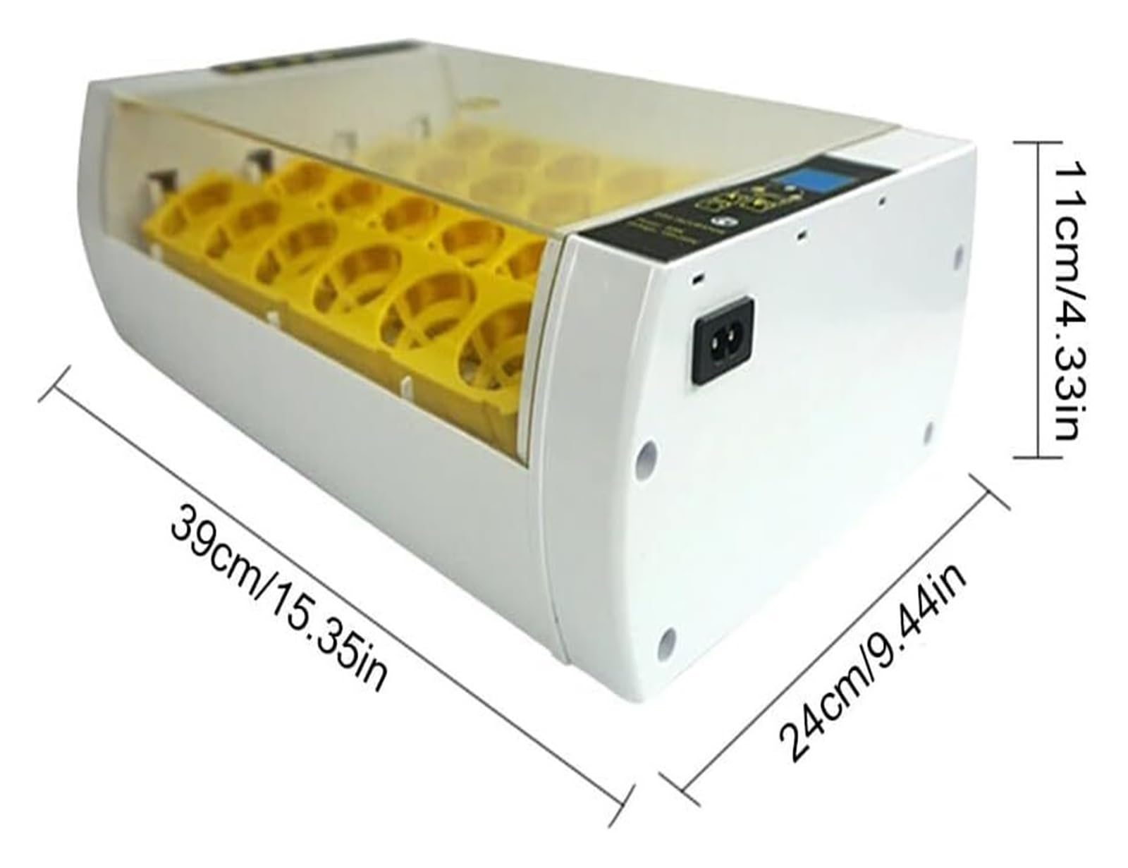 Inkubator do jaj, automatyczny inkubator, automatyczny inkubator dla drobiu z automatyczną kontrolą temperatury, do inkubacji kurcząt, gęsi i kaczek.(110V)
