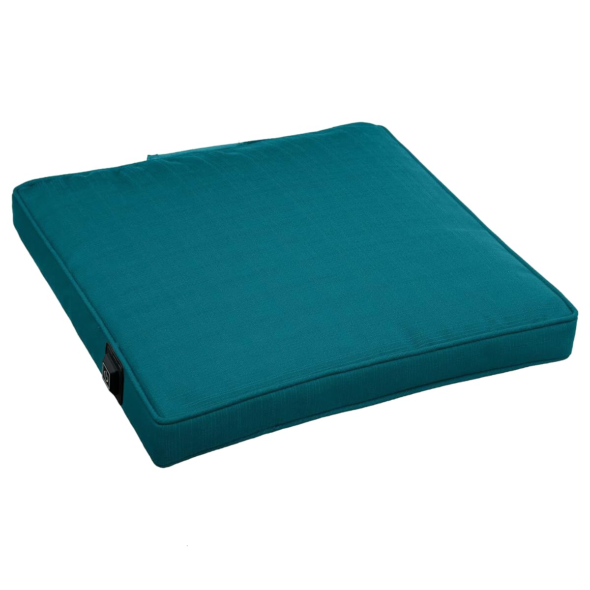Cojín de asiento con calefacción al aire libre, incluido Warmpi® Powerbank (10.000mah) - Azul Mar - Resistente al agua y a los rayos UV - 3 niveles de calor - Comfort Foam - Interior y