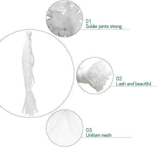 Miniatura 2 de 100 bolsas reutilizables para productos de frutas y cebolla, bolsas de malla para productos y mariscos, bolsas de almacenamiento de red de 24