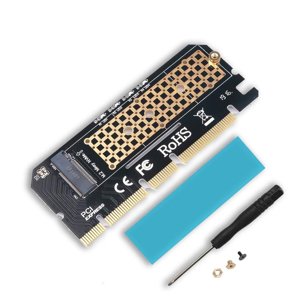 SaiRetail.Com M.2 PCIe NVMe Converter Adapter Expansion Card for PCIE NVMe 3.0 4X 8X 16x PCB with Gel Pads. ​​M Key Interface Compatible with Samsung EVO PRO/WD/Crucial/SanDisk (B08R3TD9FM) Amazon Price History, Amazon Price Tracker