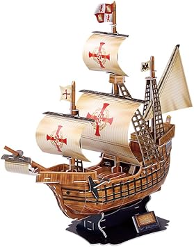 CubicFun T4008h Santa Maria Vessel Models 3D Puzzle, 113 Pieces