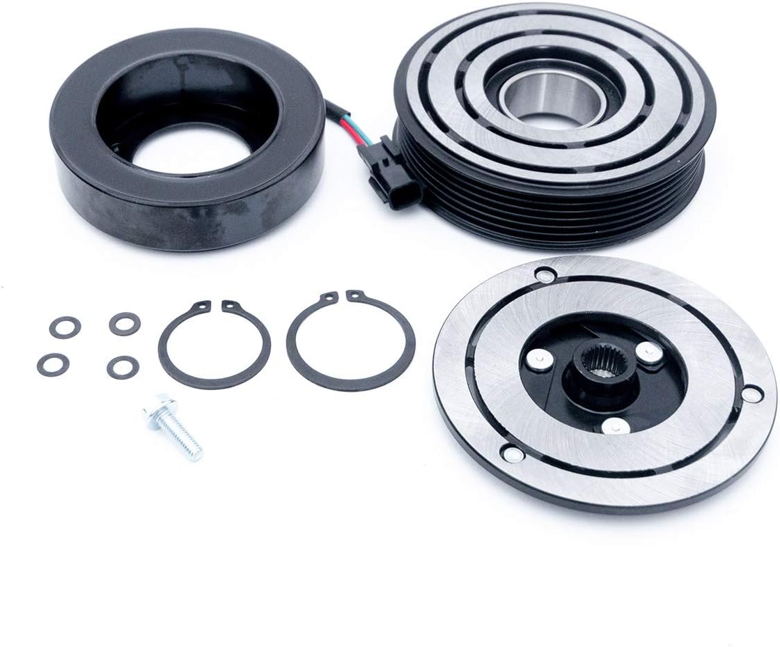 FKG AC Compressor Clutch Assembly Repair Kit 92600ZE80A Fit for 2007-2012 Nissan Sentra 2.0L