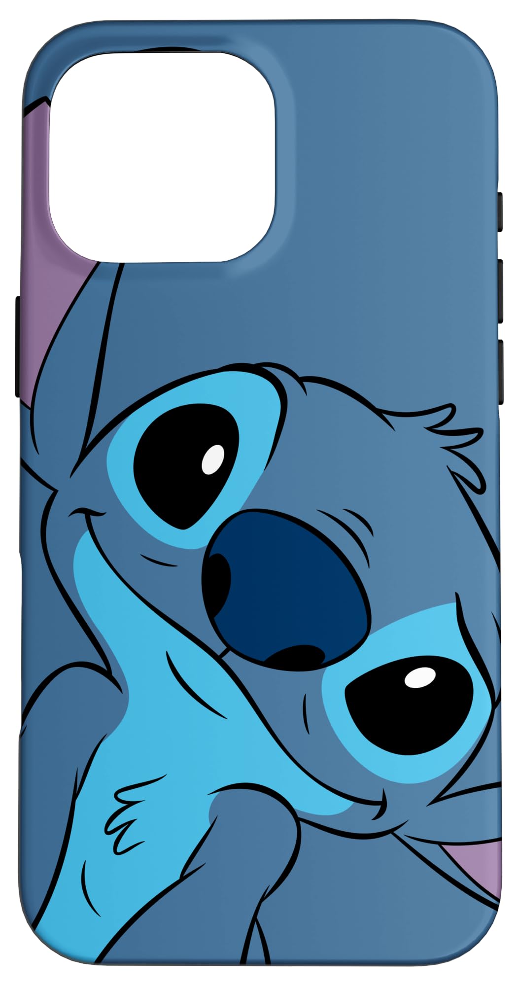 iPhone 16 Pro Max Disney Lilo and Stitch Cute Stitch Face Slate Gray Case