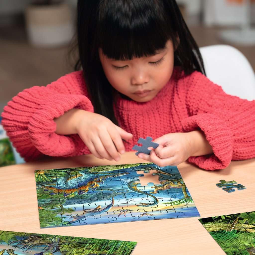 Ravensburger Dinosaur Fascination 3 x 49 Piece Jigsaw Puzzle Set - 09317 - Every Piece is Unique, Pieces Fit Together Perfectly - Image 8